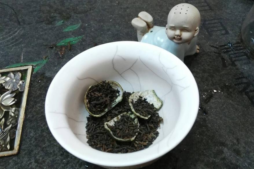 陈皮和普洱茶熟茶一起泡水的功效